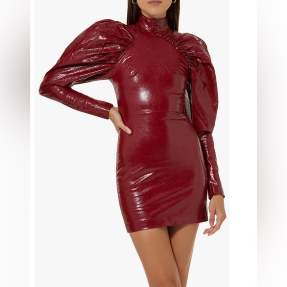 Rotate- STYLISH & UNIQUE DRESS LEATHER FAUX - Picture 3 of 9